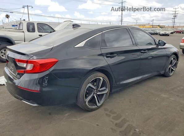 1HGCV1F10LA101298 2020 HONDA ACCORD Black Trasero derecho