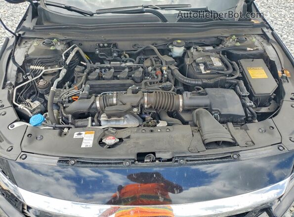 1HGCV1F10MA027222 2021 HONDA ACCORD Black Vista interior trasera