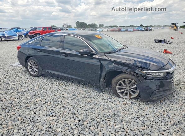 1HGCV1F10MA027222 2021 HONDA ACCORD Black Delantero derecho