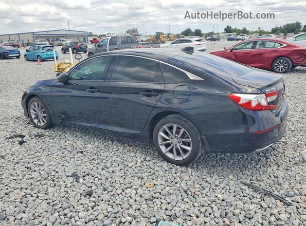 1HGCV1F10MA027222 2021 HONDA ACCORD Black Trasero izquierdo