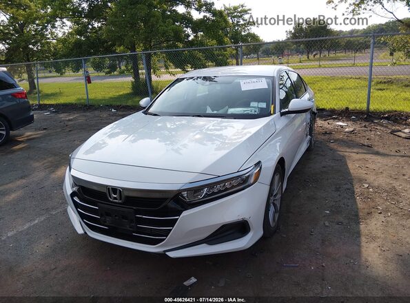 1HGCV1F10MA043064 2021 HONDA ACCORD White Vista tres cuartos delantera izquierda