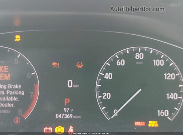 1HGCV1F10MA043064 2021 HONDA ACCORD White Vista de los asientos traseros