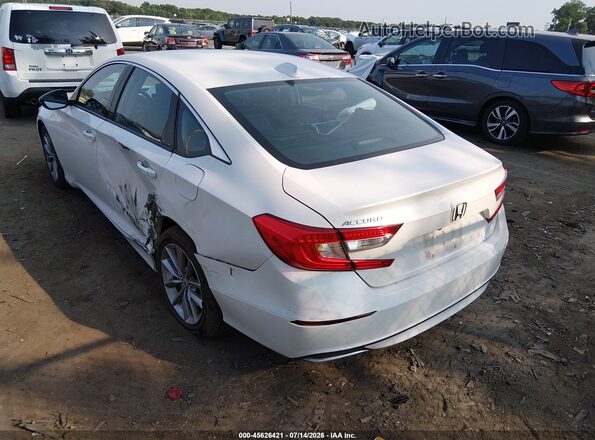 1HGCV1F10MA043064 2021 HONDA ACCORD White Trasero izquierdo