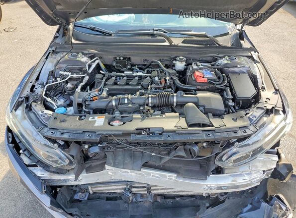 1HGCV1F10MA103053 2021 HONDA ACCORD Gray Rear interior view