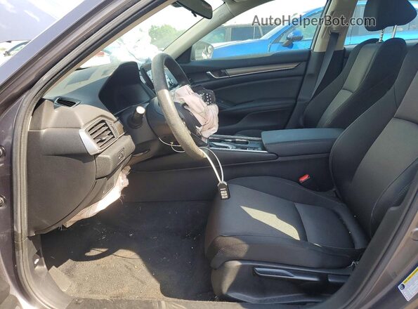 1HGCV1F10MA103053 2021 HONDA ACCORD Gray Front interior view