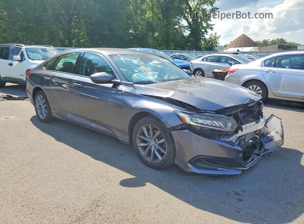 1HGCV1F10MA103053 2021 HONDA ACCORD Gray Front right