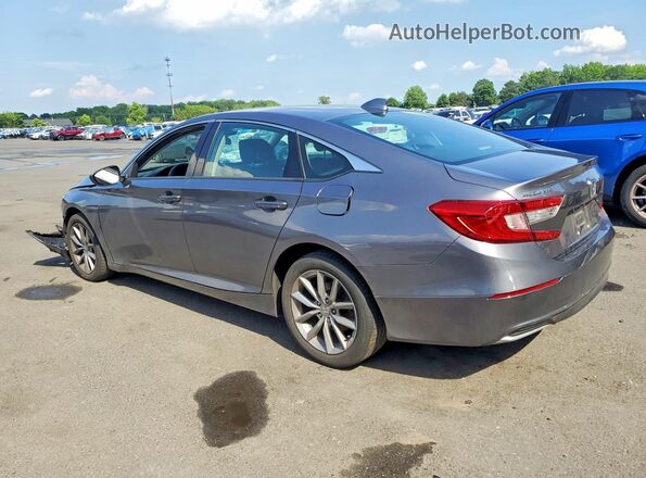 1HGCV1F10MA103053 2021 HONDA ACCORD Gray Rear left