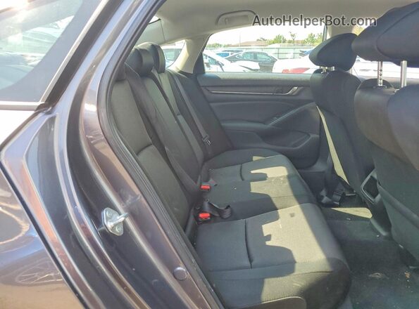 1HGCV1F10MA103053 2021 HONDA ACCORD Gray Rear seats view