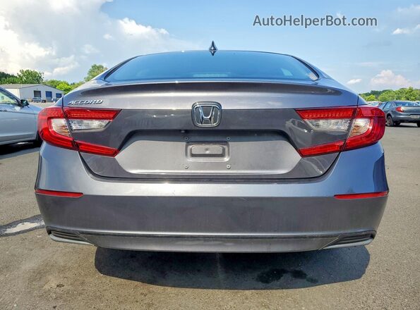 1HGCV1F10MA103053 2021 HONDA ACCORD Gray Rear view