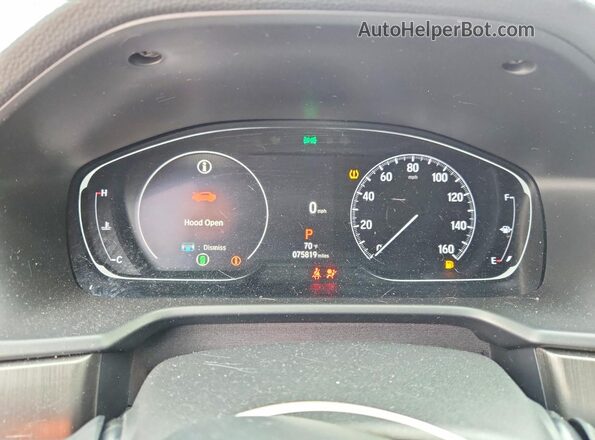 1HGCV1F10MA106938 2021 HONDA ACCORD Black Widok zestawu wskaźników