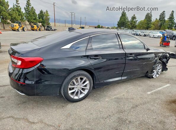 1HGCV1F10MA106938 2021 HONDA ACCORD Black Tył prawy