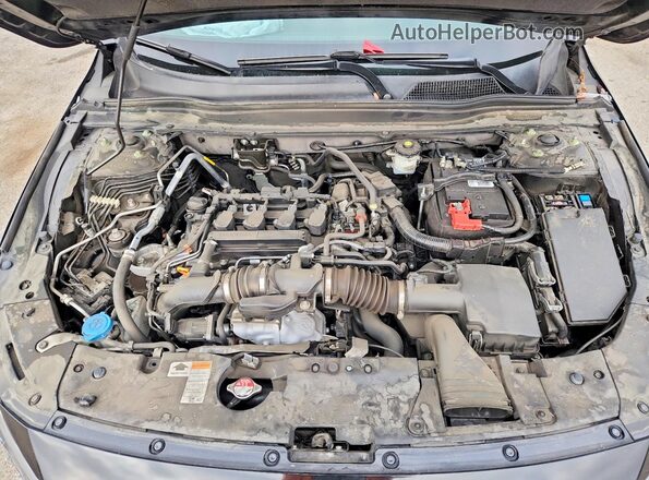 1HGCV1F10MA106938 2021 HONDA ACCORD Black Widok wnętrza z tyłu