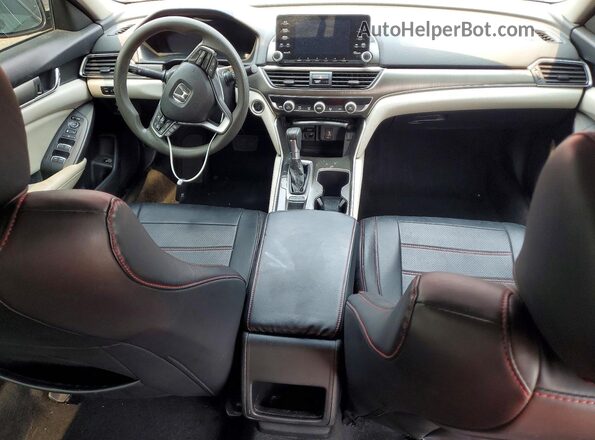 1HGCV1F11JA015771 2018 HONDA ACCORD Red წინა პანელის ხედი