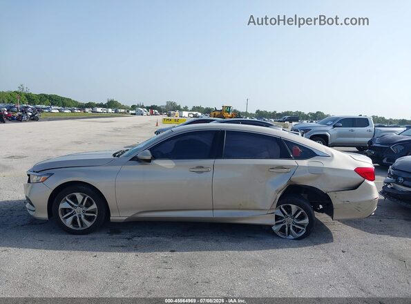 1HGCV1F11JA078742 2018 HONDA ACCORD Gold Սալոնի 360 աստիճան տեսք
