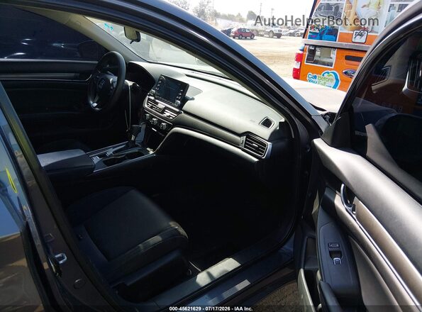 1HGCV1F11JA084833 2018 HONDA ACCORD Gray Вид салону спереду