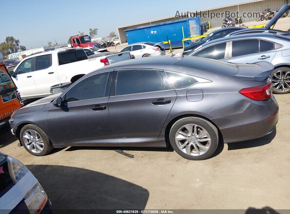 1HGCV1F11JA084833 2018 HONDA ACCORD Gray 