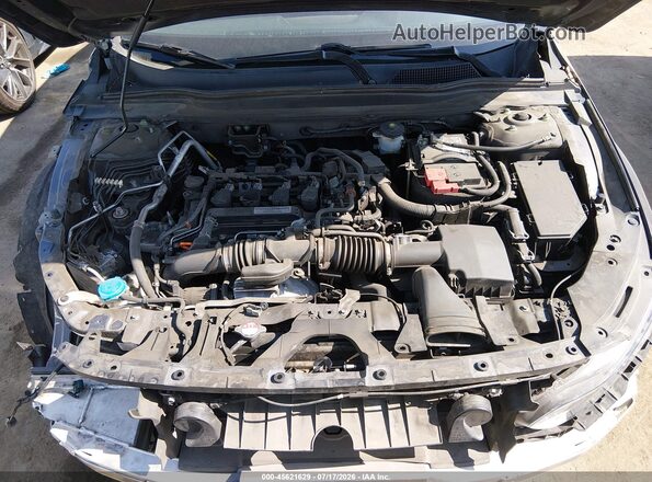 1HGCV1F11JA084833 2018 HONDA ACCORD Gray Вид ззаду