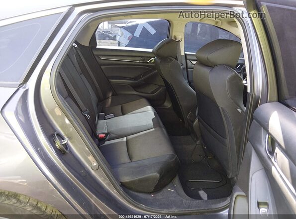 1HGCV1F11JA084833 2018 HONDA ACCORD Gray Вид наклейки з VIN-кодом