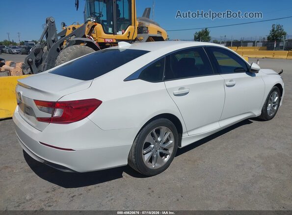 1HGCV1F11JA164424 2018 HONDA ACCORD Белый Задняя правая четверть