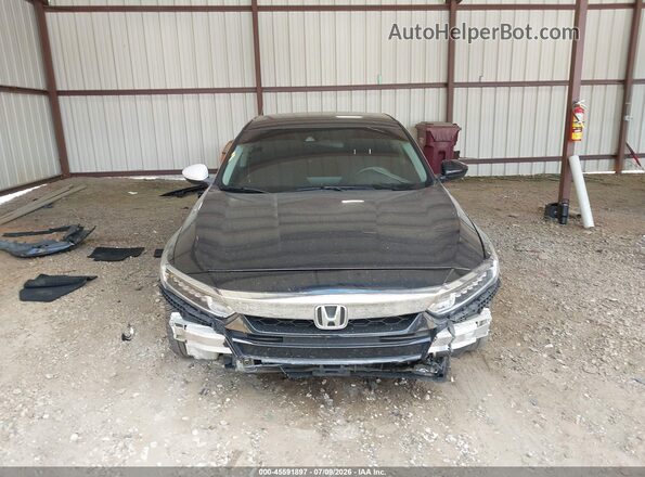 1HGCV1F11JA208471 2018 HONDA ACCORD Black Vista interior trasera