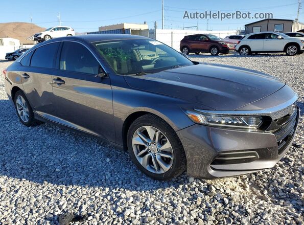1HGCV1F11JA253250 2018 HONDA ACCORD Gray Front right