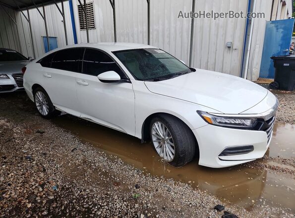 1HGCV1F11KA007512 2019 HONDA ACCORD White Front right