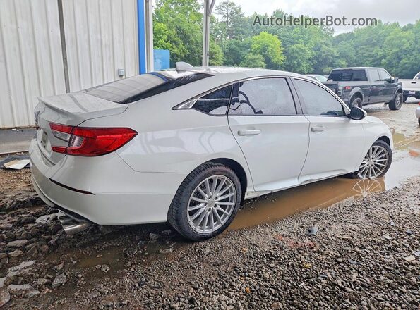 1HGCV1F11KA007512 2019 HONDA ACCORD White Rear right