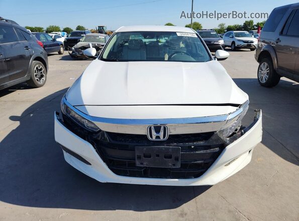 1HGCV1F11KA022950 2019 HONDA ACCORD White Դիմացի տեսք