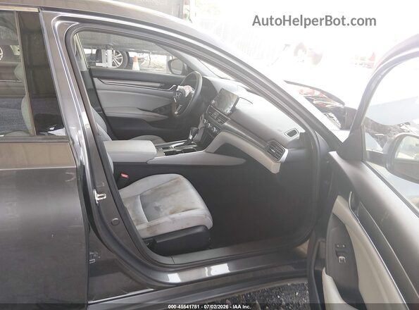 1HGCV1F11KA027971 2019 HONDA ACCORD Gray Vista interior delantera