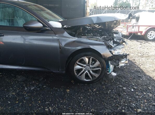 1HGCV1F11KA027971 2019 HONDA ACCORD Gray 
