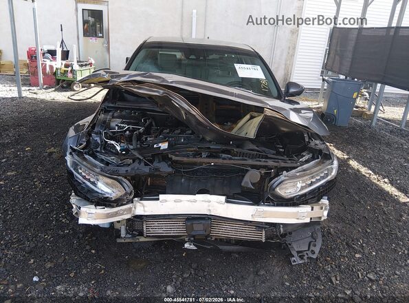 1HGCV1F11KA027971 2019 HONDA ACCORD Gray Vista frontal