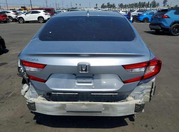 1HGCV1F11KA118660 2019 HONDA ACCORD Silver უკანა ხედი