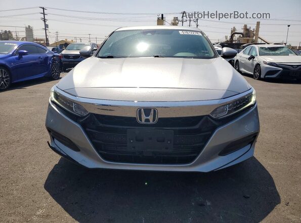 1HGCV1F11KA118660 2019 HONDA ACCORD Silver წინა ხედი