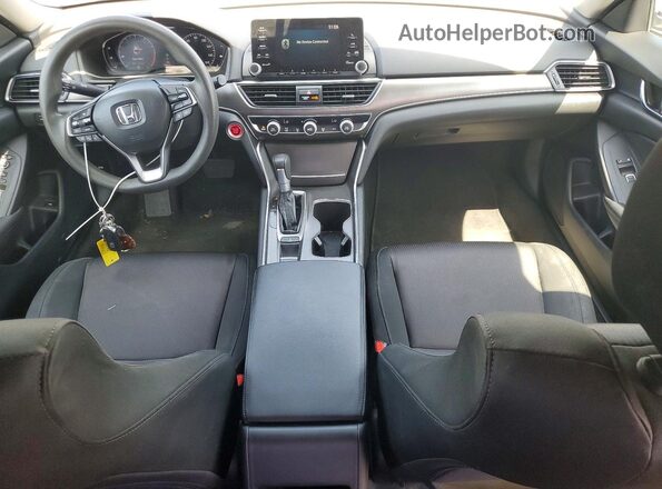 1HGCV1F11KA118660 2019 HONDA ACCORD Silver წინა პანელის ხედი