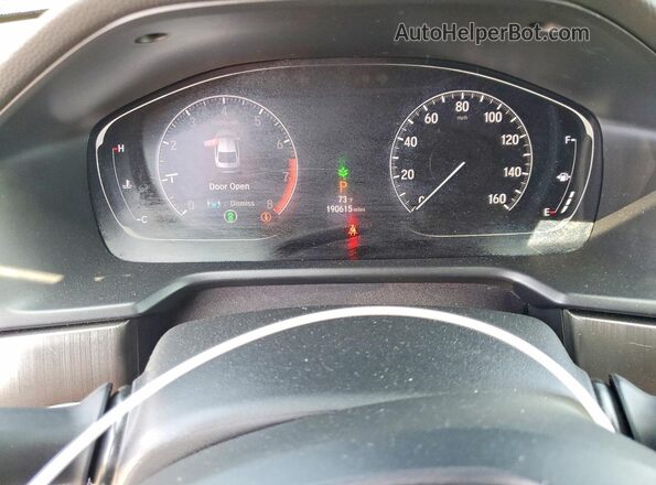 1HGCV1F11KA118660 2019 HONDA ACCORD Silver ხელსაწყოთა პანელის ხედი