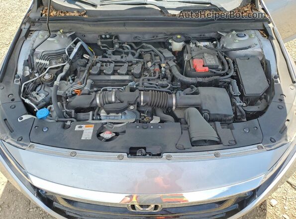 1HGCV1F11KA140447 2019 HONDA ACCORD Silver Widok wnętrza z tyłu