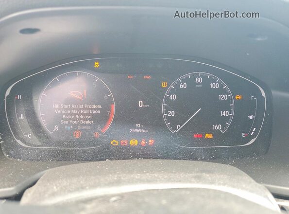 1HGCV1F11KA158057 2019 HONDA ACCORD Gray Սարքավորումների վահանակի տեսք