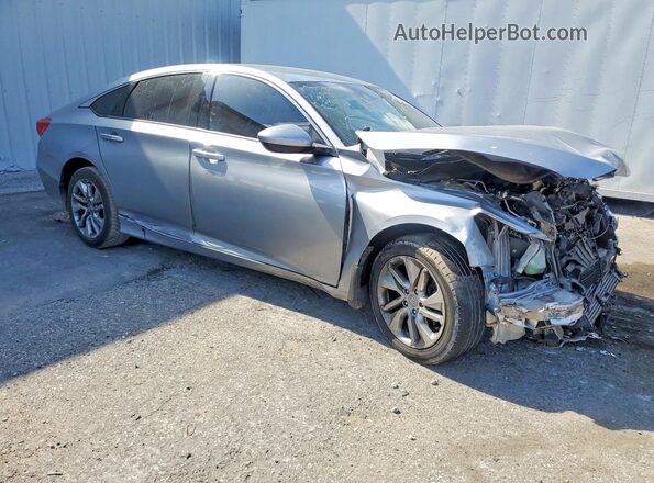 1HGCV1F11KA158057 2019 HONDA ACCORD Gray Առջևի աջ