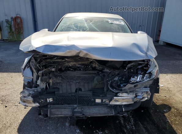 1HGCV1F11KA158057 2019 HONDA ACCORD Gray Դիմացի տեսք