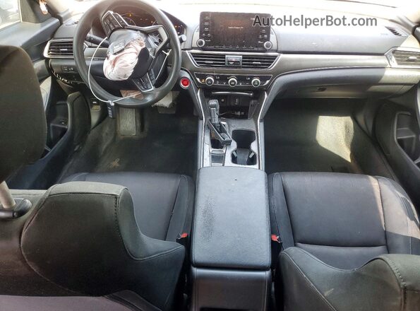 1HGCV1F11KA158057 2019 HONDA ACCORD Gray Առջևի վահանակի տեսք
