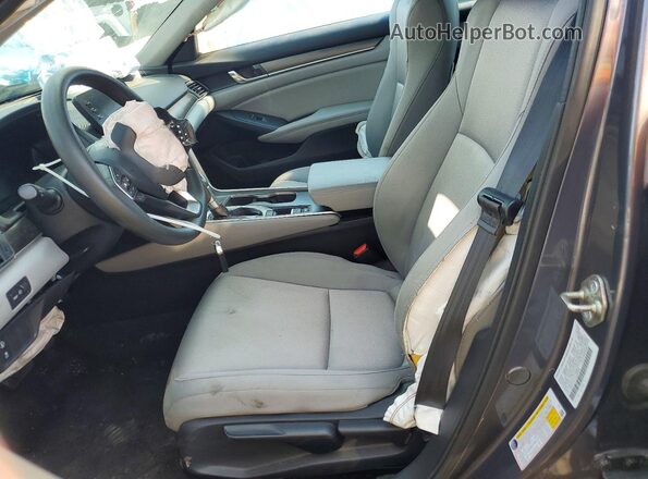 1HGCV1F11LA049888 2020 HONDA ACCORD Угольный Вид салона спереди