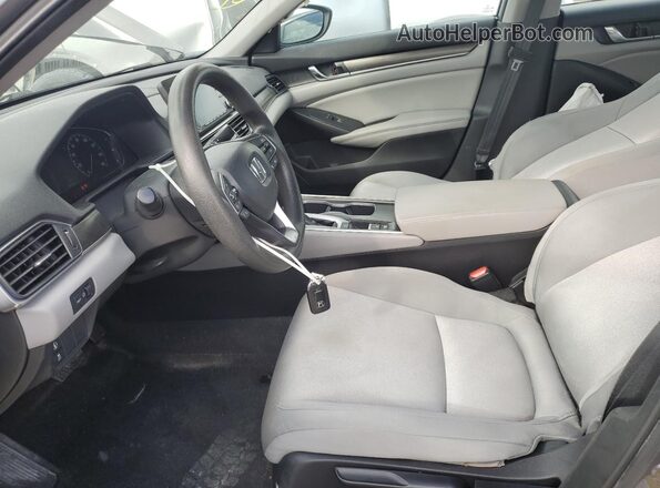 1HGCV1F11LA102024 2020 HONDA ACCORD Gray წინა სალონის ხედი