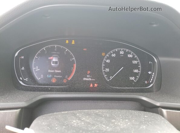 1HGCV1F11LA102024 2020 HONDA ACCORD Gray ხელსაწყოთა პანელის ხედი