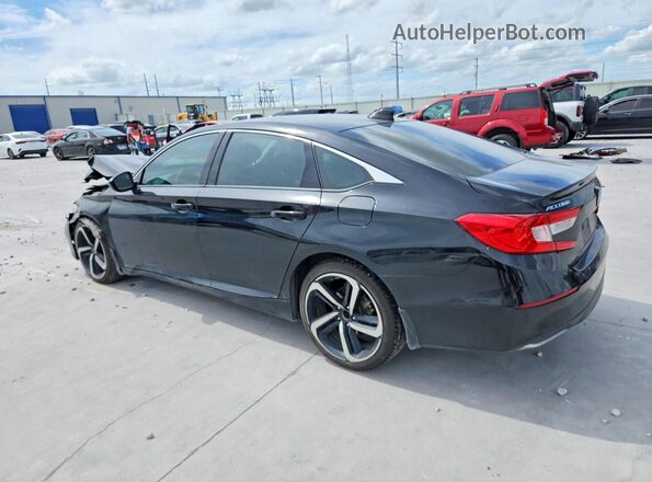 1HGCV1F11LA141065 2020 HONDA ACCORD Черный Задняя левая четверть
