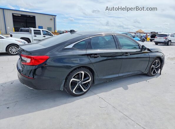 1HGCV1F11LA141065 2020 HONDA ACCORD Черный Задняя правая четверть