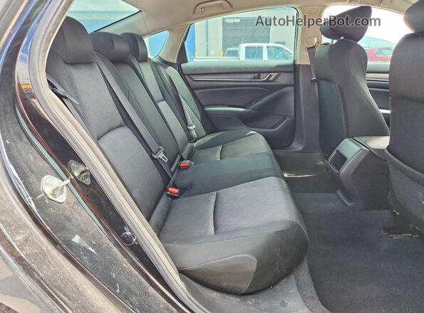 1HGCV1F11LA141065 2020 HONDA ACCORD Черный Вид задних сидений