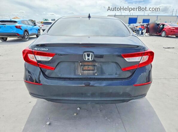 1HGCV1F11LA141065 2020 HONDA ACCORD Черный Вид сзади