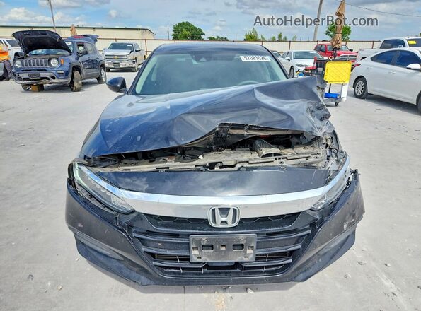 1HGCV1F11LA141065 2020 HONDA ACCORD Черный Вид спереди