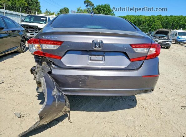 1HGCV1F12JA009624 2018 HONDA ACCORD Gray Vista trasera