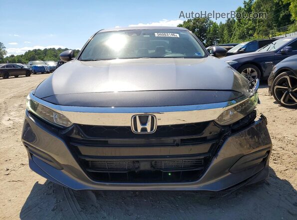 1HGCV1F12JA009624 2018 HONDA ACCORD Gray Vista frontal